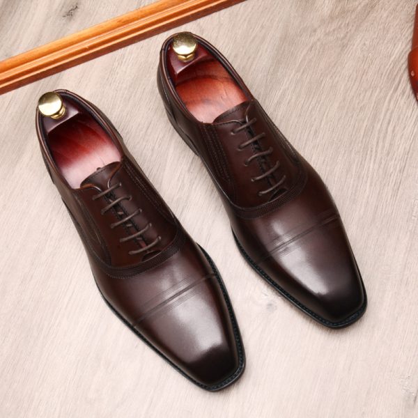 Fashion Mens Formal Leather Shoes - Image 3