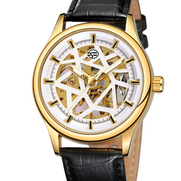 Forsining Golden Gear Movement Retro Royal Classic Fashion Mens Mechanical Wrist Watches Top Brand Luxury Male Clock Relogio - Image 6