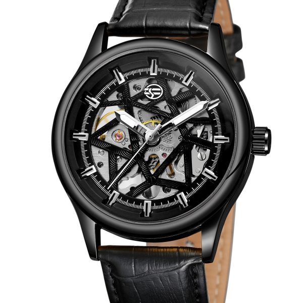 Forsining Golden Gear Movement Retro Royal Classic Fashion Mens Mechanical Wrist Watches Top Brand Luxury Male Clock Relogio - Image 4