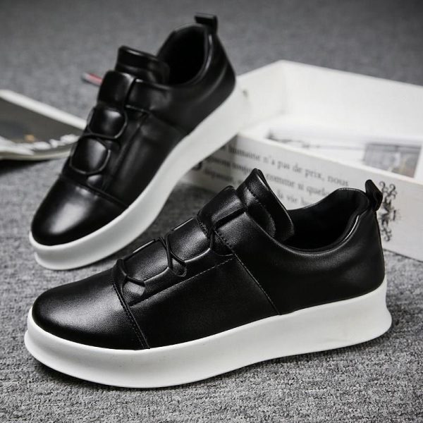 Spring New Brand Men Leather Loafers Slip On Casual Shoes Mens Moccasins - Image 5