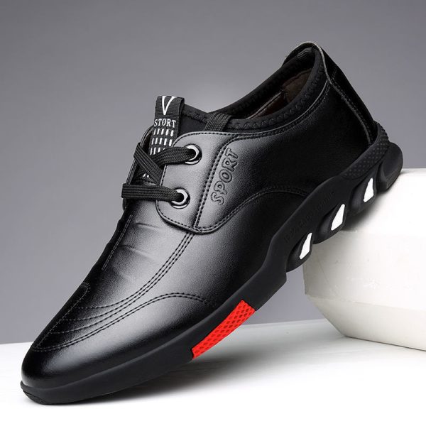 Leather Shoes Mens Leather Spring New Mens Business - Image 6