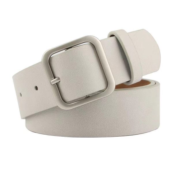 Leather belt buckle belt - Image 6