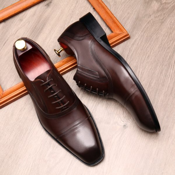 Fashion Mens Formal Leather Shoes - Image 4