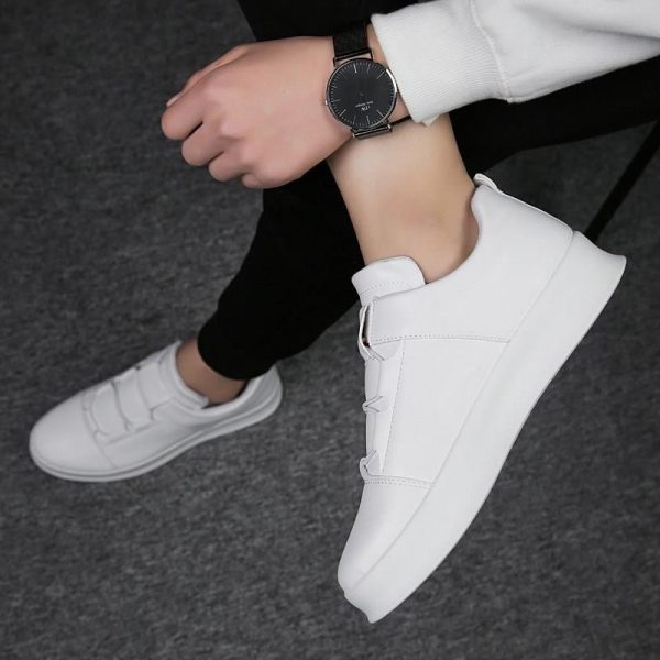 Spring New Brand Men Leather Loafers Slip On Casual Shoes Mens Moccasins - Image 2