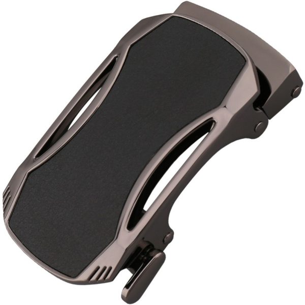 Men's belt leather automatic buckle leather belt - Image 3