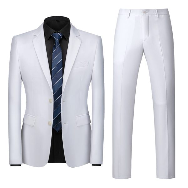 Two-piece Suit With Two Buttons For Wedding - Image 3
