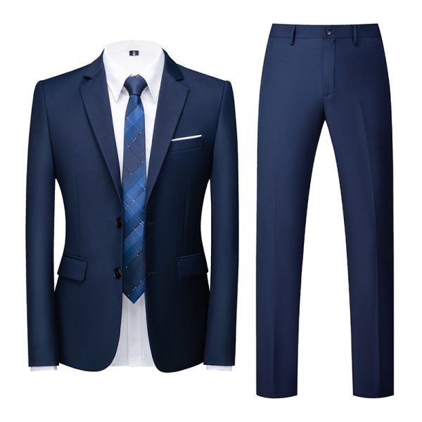 Two-piece Suit With Two Buttons For Wedding - Image 6