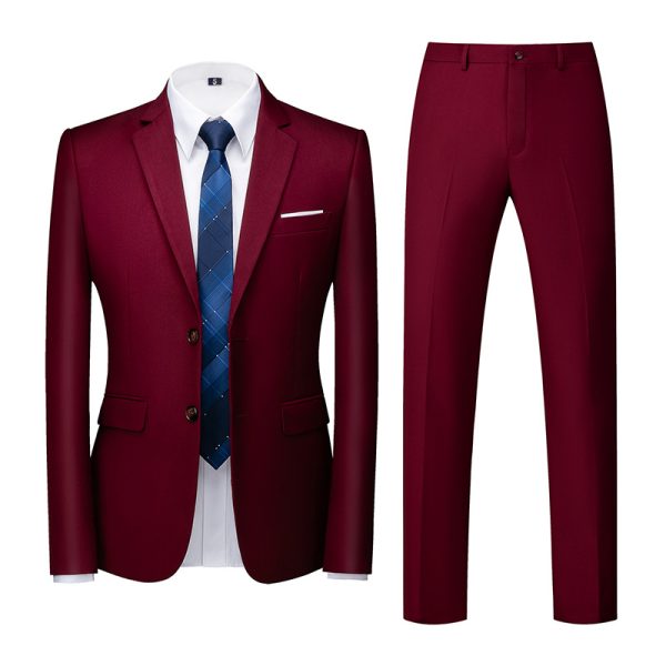 Two-piece Suit With Two Buttons For Wedding - Image 8