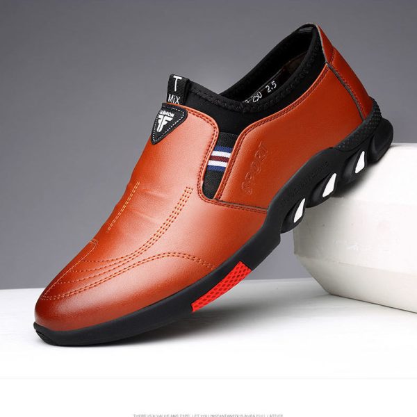 Leather Shoes Mens Leather Spring New Mens Business - Image 2