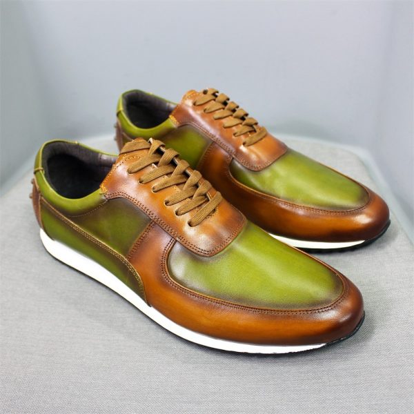 Sponge Leather Gentleman Mens Shoes With Rubber Outsole Heel - Image 3