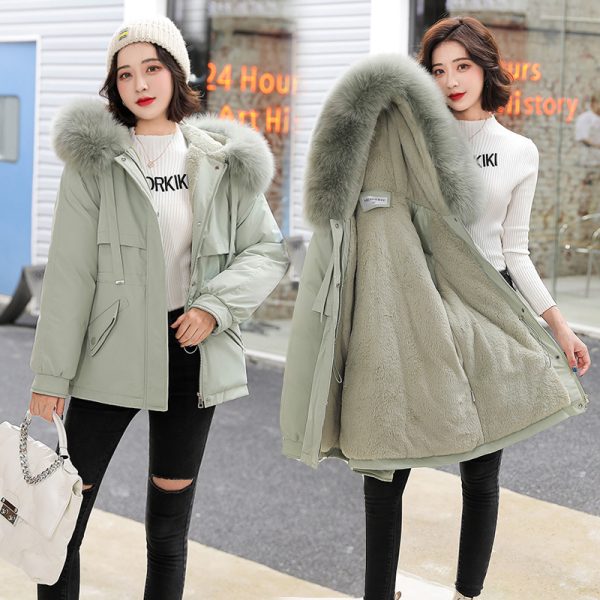 Temperament Short Warm Padded Womens Jacket - Image 8