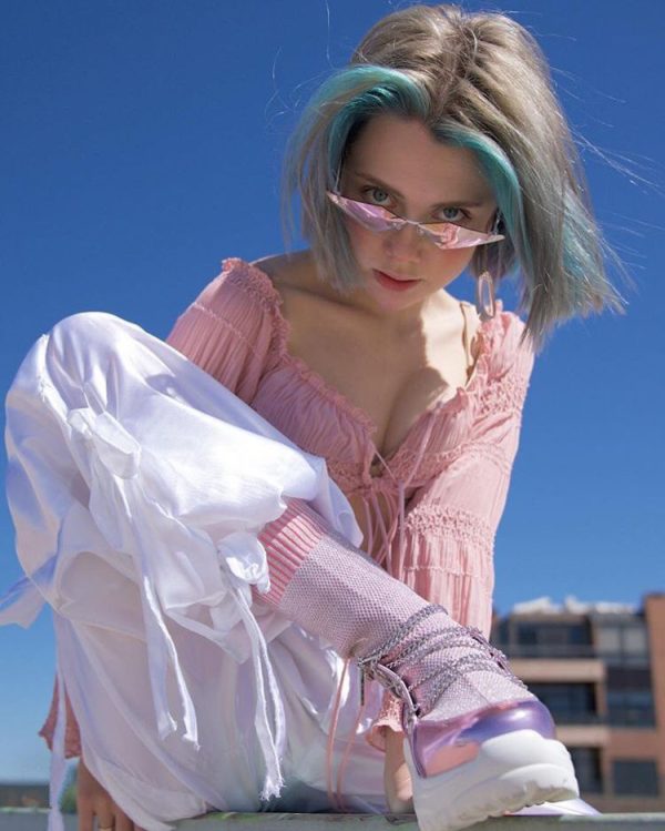 Fashion rimless sunglasses for women - Image 3