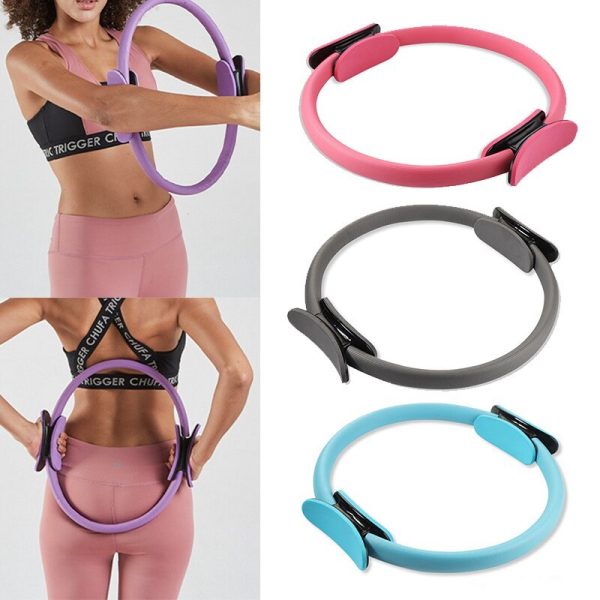 Yoga Fitness Pilates Ring Women Girls Circle Magic Dual Exercise Home Gym Workout Sports Lose Weight Body Resistance - Image 9