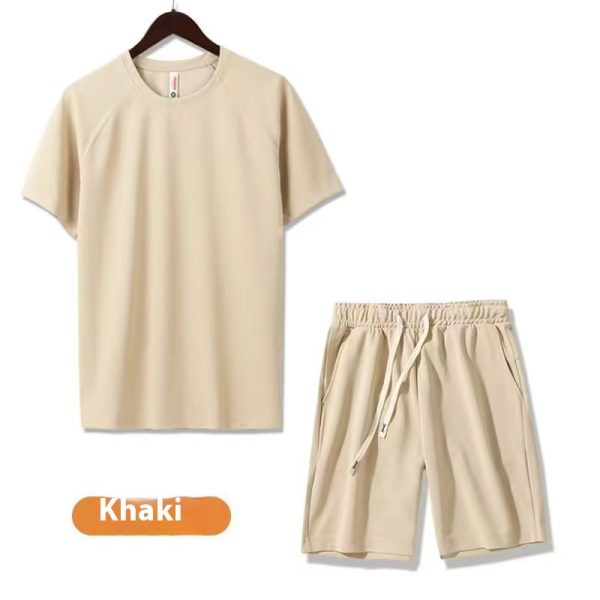 Summer Suit Men's Short Sleeve Breathable - Image 7