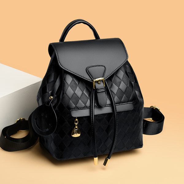 Female Backpack Casual Multifunction Women Leather Backpack Shoulder School Travel Back Pack - Image 5