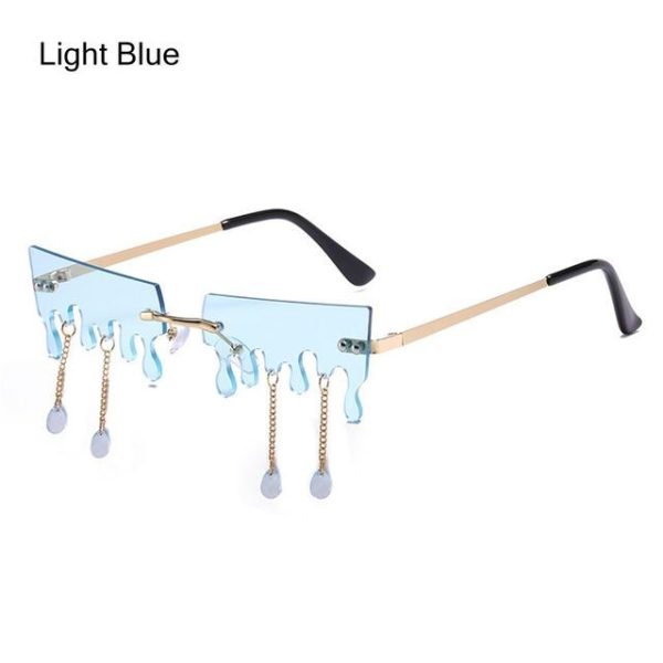 Fashion Butterfly Rimless Sunglasses For Women - Image 4