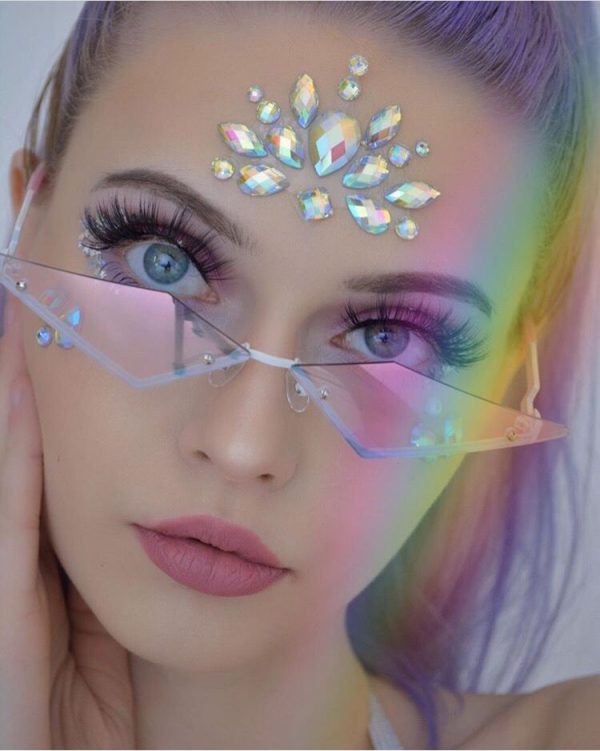 Fashion rimless sunglasses for women - Image 8
