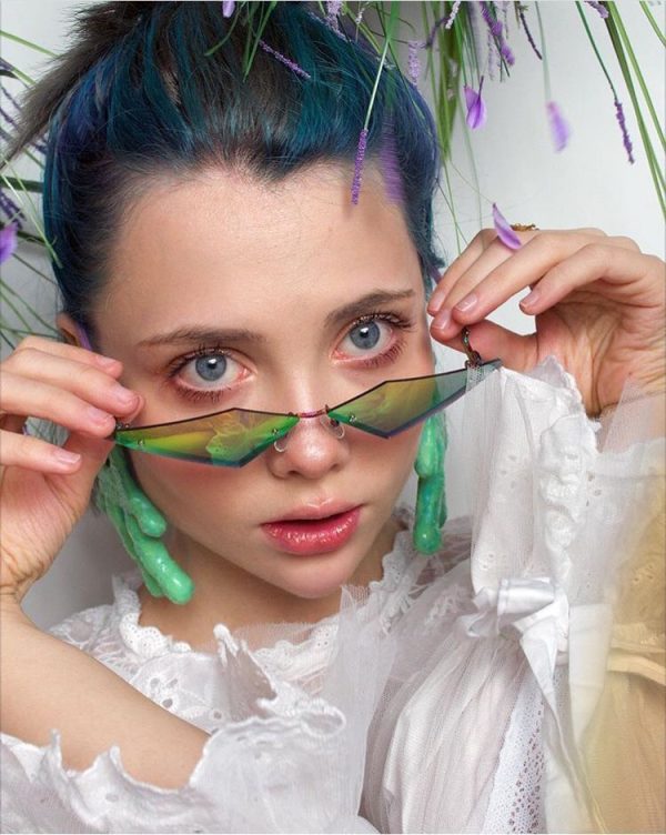Fashion rimless sunglasses for women - Image 7