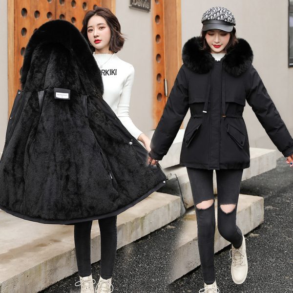 Temperament Short Warm Padded Womens Jacket - Image 9