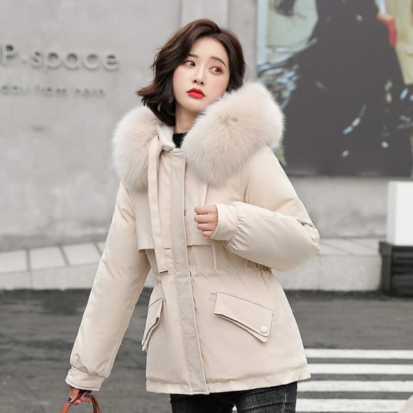 Temperament Short Warm Padded Womens Jacket - Image 6