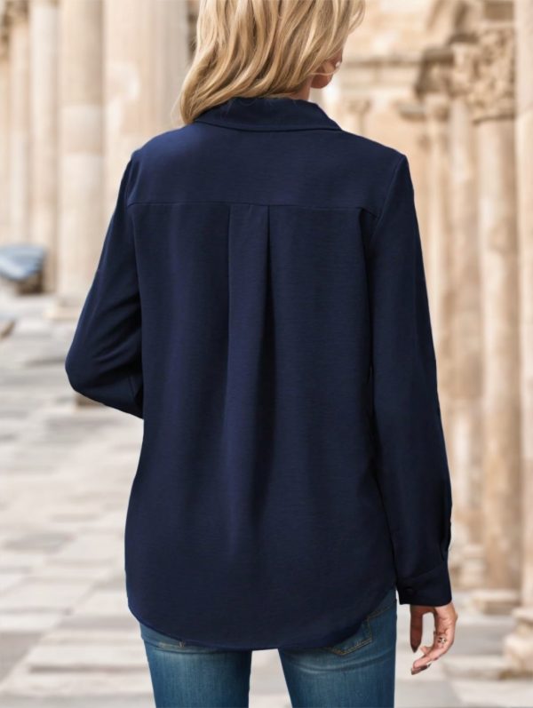 Ladies' Solid-colored Shirts - Image 3