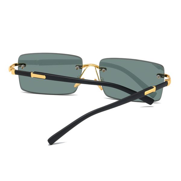 Fashion Rimless Crystal Sunglasses For Men And Women - Image 4