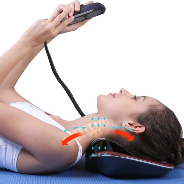 Electric Heat Therapy Massage Products Cervical Massager Traction Machine Pillow For Neck And Shoulder Massage - Image 6