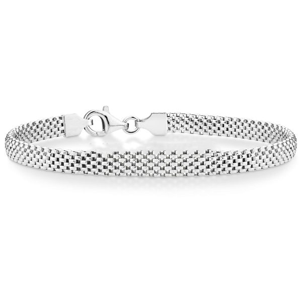 Women's Fashion Mesh Chain Simple Titanium Steel Bracelet - Image 3