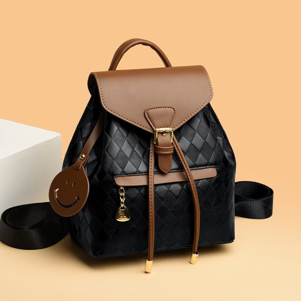 Female Backpack Casual Multifunction Women Leather Backpack Shoulder School Travel Back Pack - Image 3