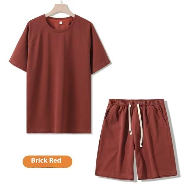 Summer Suit Men's Short Sleeve Breathable - Image 8