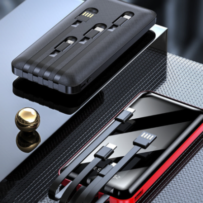 Large capacity mobile power bank for fast charging and multi-device use