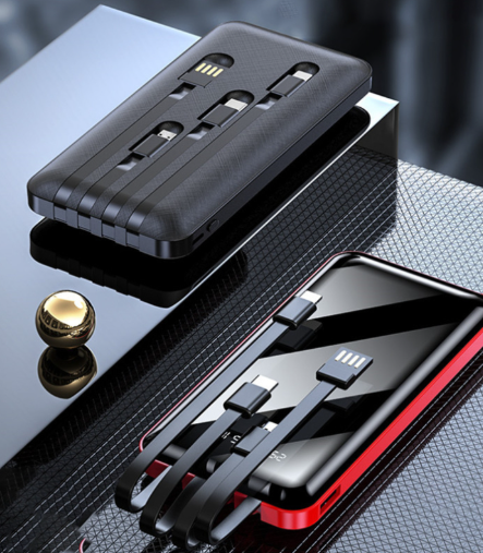 Large capacity mobile power bank for fast charging and multi-device use