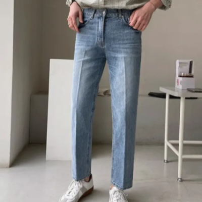 Comfortable streetwear denim trousers