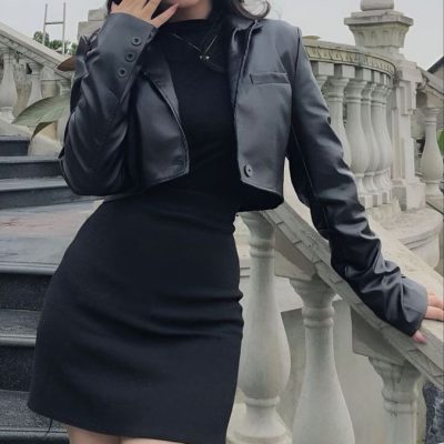 Modern woman wearing cozy and chic outfit from the latest Trends With Us collection.