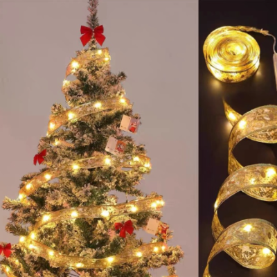 Warm holiday decorative light string for US and UK homes