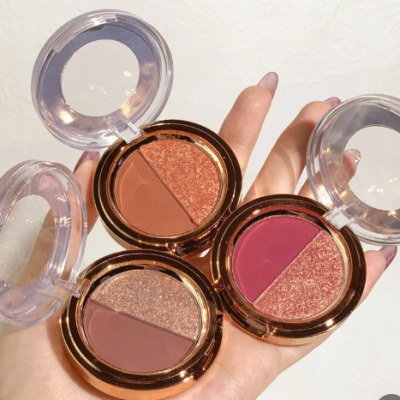 Cowherd and Weaver Girl monochrome sequin glitter eyeshadow palette with long-lasting shimmer for romantic glam eye makeup