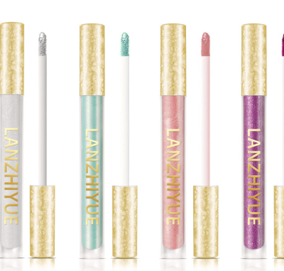 Liquid eye shadow colourful performance sequins pearlescent shimmer makeup