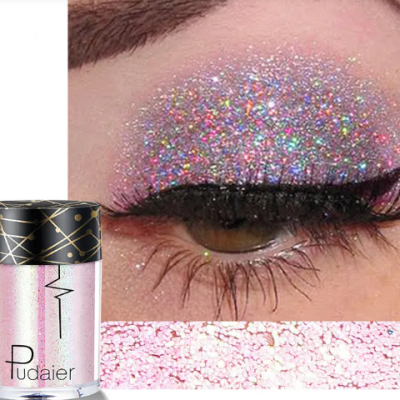 Monochrome eyeshadow glitter sequins mermaid color shine starry sky eye makeup palette