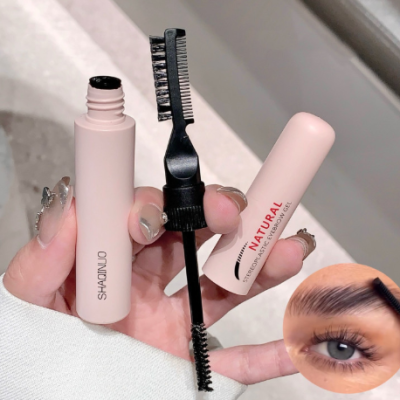 Natural three-dimensional double-headed brow cream waterproof eyebrow makeup