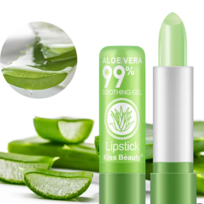 Aloe Vera Lip Balm with natural soothing and moisturizing formula for soft and healthy lips