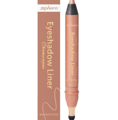 Two in one eyeliner pen with dual tips for precise and bold eye makeup looks