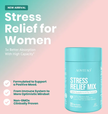 Women stress relief and relaxation supplement