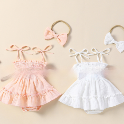 Soft all-matching baby gown for infants