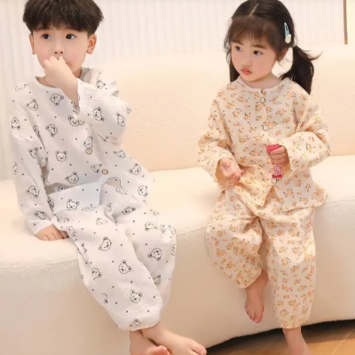 Baby and toddler cartoon pajama set