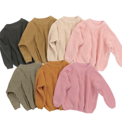 Soft wool knit sweater for winter