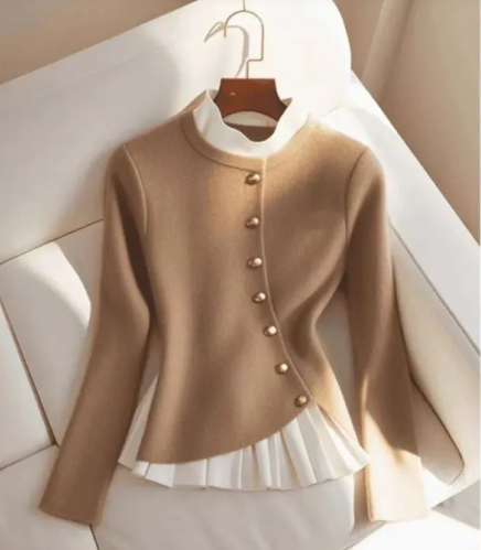 Fashion temperamental minority pleated skirt