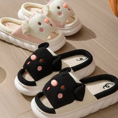 Cute piggy slippers
