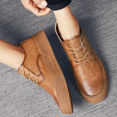 Korean fashion platform shoes