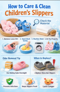 indoor slippers care