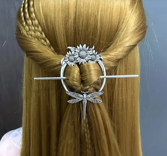 Fashion Viking style hair